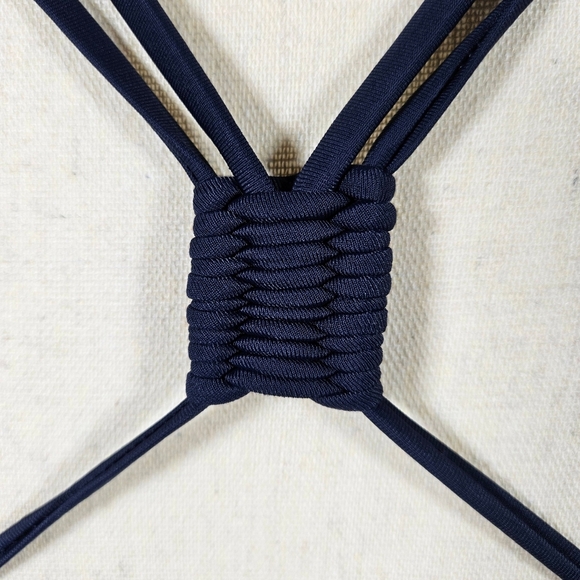 Aerie Racerback Floral Scoop Neck Bikini Top, Red/Pink/Blue, XS - Picture 6 of 13